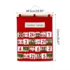 Aufbewahrungstaschen Weihnachtskalender Candy Bag Kreative wiederverwendbare Countdown Weihnachtshängejahres -Party -Ornamente Dekor Dekor