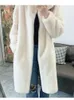 Luxo Mink Coat Ladies Casacos de inverno e jaquetas