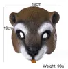 Halloween Easter Costume Party Mask Squirrel Face Masks Party Cosplay Masquerade for Adults Men Women Soft PU Masque masks prop