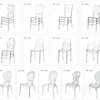 Hotel Furniture Bulk Event Party Plastic Resin Transparent Crystal Clear Wedding Napoleon Tiffany Chiavari Chair