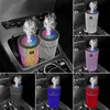 Luxury Diamond Car Diffuser luftfuktare med LED -ljus Auto Air Purifier Aromaterapi Diffusor Universal Air Freshener Car Accessories