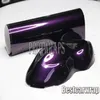 Premium Midnight Purple Gloss Shiny Metallic Vinyl Wrap Car Wrap med Air Bubble With Low Tack Glue Size1 52 20M ROLL317A