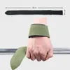 Sports Gloves Leather Weight lifting Wrist Straps Fitness Bodybuilding Training Gym straps with Non Slip Cowhide Grip 230816