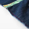 Men's Jackets Retro Denim Embroidered Taoist Robe Coat Spring Summer Ethnic Style Washed Cowboy Cardigan Shirt Jacket 230815