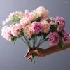 Decorative Flowers Simulation 10 Carnations Artificial Home Living Room Table Decoration Mother's Day Bouquet Fake Plants High Quality