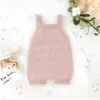 Rompers Baby Rompers Abbigliamento Costumi a maglia primaverili nati Outfit Boys Tops Girlsuits Suitsuits Usion da 0 a 12 mesi Outwear per neonati 230816