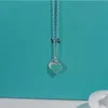 Cute Double Heart Pendant Necklace with Stamp Women Heart Letter Chain Necklace Gift for Love Girlfriend