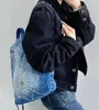Designerskie torby szkolne torba na zakupy denimowe plecak podróżna czarna kobieta body droższa torebka ze srebrną łańcuchem Gabrielle pikowane torebki luksusowe