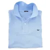 Marca di polos maschile 100% cotone di alta qualità maglietta bavaglio di alta qualità classica polo a maniche corta a maniche corta aderente homme tops tops 230815