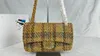 豪華なバッグショルダーバッグCFウールミニバッグ2サイズデザイナー織物バッグクロスボディバッグファッションオールインワンの女性財布
