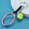 Tornari Creative Sporting Goods Mini tennis Borsa portaigro a sospensione Auto per piccoli gioielli di fabbrica Accessori per catena all'ingrosso