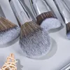 Make -upgereedschap Karsyngirl 16 stks zwarte borstels poeder foundation blush oogschaduw make -up borstelset professioneel gereedschap 230816