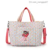 Diaper Bags Baby diaper bag large capacity waterproof animal embroidered diaper natural travel shoulder bag Z230816