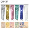 Body Glitter Mermaid Cream Sequins Liquid Holographic Gel for Face Eye Lip Hair Nail Festival Lim Set Makeup 230815