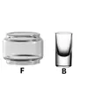 FATUBE BUBBLE Shot GLASS Cup TUBE for Melo 2 / Melo 3 6ml / Melo 3 Nano / IStick Rim C