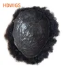 Men s Children s Wigs Capillary Prothesis Full PU Hair Afro Kinky Curly Toupee Indian Human 4mm Wave Natural Wig Color 230815