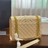La borsetta in pelle autentica è dotata di borse per catene del woc Woc Women Designers Luxury Designers Borse Frizione femminile classiche borse da ragazza di alta qualità con borse per polvere di scatole