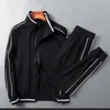 Men's Tracksuits Casal Sportswear Spring Spring e Autumn Corean Mulheres Mulheres Casual Casual Stand-Up Collar Sweater