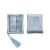 Jewelry Boxes Tassels Ring Box Necklace Holder Portable Trinket Jewelry Box Wedding Propose Box Organizer 230815