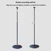 Флэш -кронштейны Mozhao Professional Microphone Stand держатель мобильного телефона Пол Стоя в прямом эфире