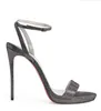 23S Pop Topuk Sandalet Kraliçe Jonatinas Kadın Yüksek Topuklu Deri Sandal Patent Deri Ayak Bileği Strap Düğün Partisi Elbise Ayakkabı Platformu Sole Luxury Box Eu35-43