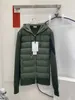 23AW Bayanlar Down Ceketler Katlar Kapşonlu Kemer İnce Sıradan Fermuar Kadınları Moda Parkas Sınıfları Kadınlar Windbreaker