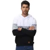 رجال الرجال من النوع الثقيل للرجال الرجال طويل الأكمام منقوشة جاكار pullover الرباطات الكانغا الجيوب غير الرسمية ملابس الشارع 230815