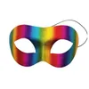 Maschere da festa di Halloween mascherato da uomini fantastici adt kids classic fighter a mezza faccia veneziano eyemask per palla arcobaleno oro sier blu nero dh1dg