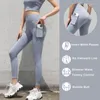 Actieve broek 2023 Scrunch Gym Leggings vrouwen duwen yoga slijtage sport vrouwelijke jogger mesh pocket plus maat 3xl workout panty's