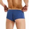 Underbyxor seobean boxare mens underkläder boxare shorts trosor hem lounge rutt andas andas sömn bottnar 230815