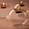 Świece 10 sztuk okrągłe puste szklane uchwyt na świąteczny ślub Bankiet impreza wosk do dekoracji domowej ozdoby dekoracji domowej