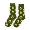 Women Socks Autumn Winter Creative Dessert Pattern Sock Fashion Food Avocado Middle Tube Couple Cotton Funny For Men