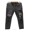 Джинсы Ksubi фиолетовые, мужская эластичная мужская одежда, узкие джинсы скинни, дизайнерская мода 89
