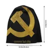 Bergen Russische CCCP Frühlingshüte Kommunistische Symbol Hammer Sichle Commie Chic Thin Hut Motorhaube Schädel