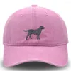 Ball Caps Black Labrador Retriever Dog Baseball Cap da papà ricamato cappelli da papà estate Cozy Trucker Hat Regolable Woman