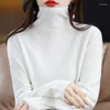 Women's Sweaters Pullover Autumn/Spring Wool Sweater Casual Knitwear Ladies Top Loose Turtleneck Fashion Versatile Blouse