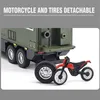 Diecast Model 1 28 Nomadismi Arocs Unimog Lega Motorhome Car Toy Metal Off Road RV Vehicles Sound Light Kids Gift 230815