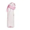 650 ml Luftgeschmack Wasserflasche Sport Strohhalm Wasserflasche geeignet für Outdoor Sport Fitness Water Cup NEU