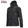 Mens Jackets Shark Skin Soft Shell Tactical Jacket Men Fleece Army Military Waterproof Combat Mens Jackets Hooded Hunting Windbreaker Coats 230815