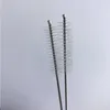 200x50x10mm paslanmaz çelik naylon saman temizleyici temizleme fırçası içme için pipetube biber