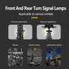 Luci da bici LED LED Bicycle Wireless Remoto Controllo Volta Segnale Corna Solgo di avvertimento impermeabile per accessori per ciclo esterno 230815