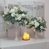 Candle Holders Nordic Stand Column Candlestick Event Road Lead Flower Vase Rack Table Wedding Centerpieces Party Dinner Decor