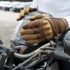 Pięć palców Rękawiczki z ekranem dotykowym PU skórzane motocykl Pełny palcem Ochrona Wyścigowe wyścigi rowerowe Moto Motocross Enduro 230816