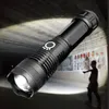 Tents and Shelters XHP50 LED Flashlight 5 Modes 1500LM Torch Light USB Rechargeable Work IPX4 Waterproof Outdoor Emergency Lighting 230815