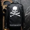 Jackets masculino Mastermind Coat de couro MMJ Skull Motocicleta pesada da indústria bovina para a boate para e uma jaqueta bonita da rua feminina