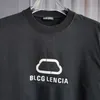 Blcg Lencia Unisex Summer T-shirt Womens Overnize pesi massimi 100% in tessuto in cotone Triple Stitch Workmanship Tops taglie Tops Tees SM130276