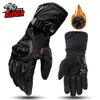 Cinco dedos Guantes Guantes de motocicletas Guantes a prueba de agua a prueba de agua Moto Motor Motos Motos Táctil Motocross Invierno 230816