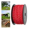 Buitengadgets Reflecterend paracord 30m snoerstrengen 6mm tent touw camping Survival Accesorios WAARSCHUWING PARACHUTE LINE Hiking luifel lanyard 230815