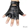 Five Fingers Gloves Long Keeper Work Out Men Driving Women Gloves PU Leather Fingerless Gloves For Women Gold Black for Dancing Party Show M131 230816