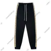 24SS Mens Hosen Designer Sweatpant Männer 3m reflektierende Gurtspeise Hose Jogginghosen Mann bequemer atmungsaktiver Seitenstreifen Druck lange Hose